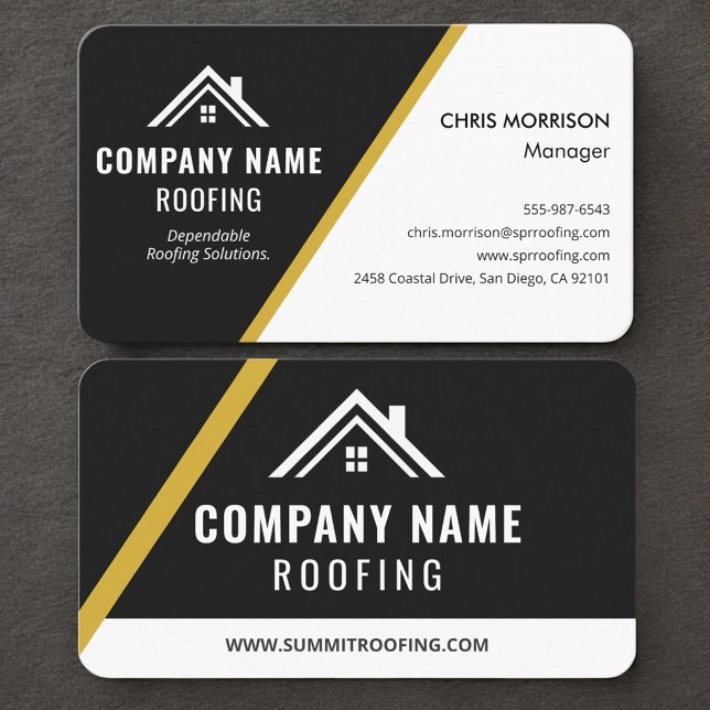 Roofing Construction Business Card (Creator Uploaded)