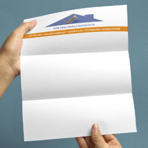 Roofing Construction Letterhead Template