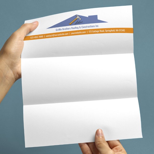 Roofing Constructions Letterhead (Creator Uploaded)