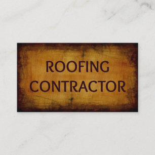 Roofing Contractor Business Card