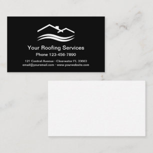 Roofing Home Services Business Card