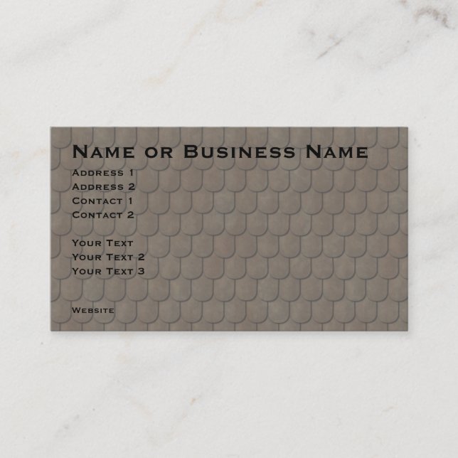 Roofing Number 1 Business Card (Front)