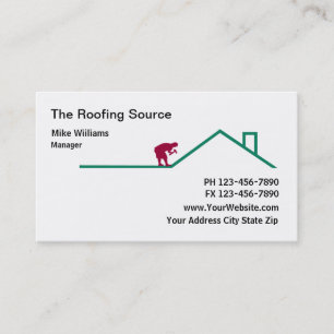 Roofing Service Business Cards