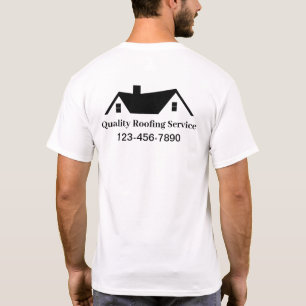 Roofing Service Logo Work Shirts
