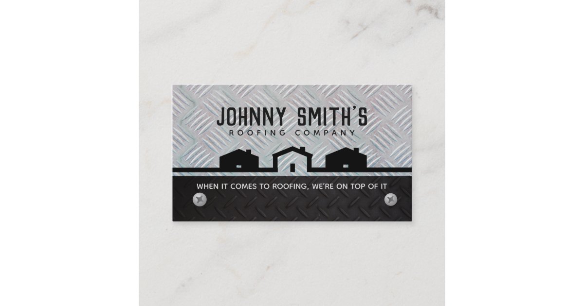 Roofing Slogans Business Cards | Zazzle.co.uk