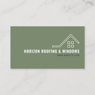 Roofing & Windows Company business card