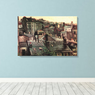 Roofs and Backs of Houses by Vincent van Gogh Canvas Print