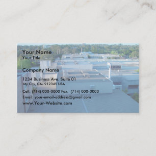 Roofs Of Sir Charles Gairdner Hospital Aka Queen E Business Card