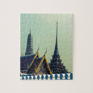 Roofs of the Grand Palace in Bangkok Thailand Jigsaw Puzzle