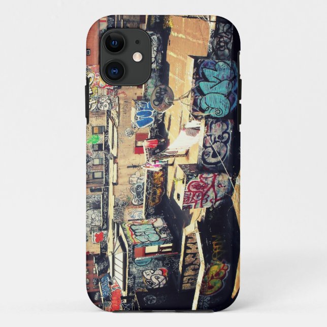 Rooftop Graffiti in Chinatown Case-Mate iPhone Case (Back)