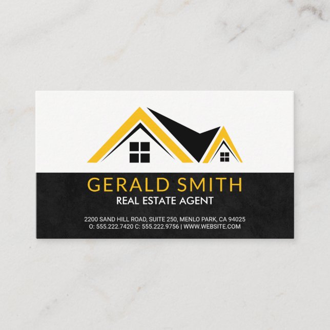 Rooftop Icon Business Card (Front)
