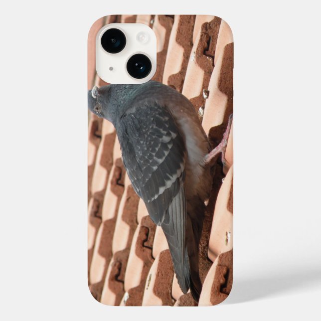 Rooftop Pigeon Case-Mate iPhone Case (Back)