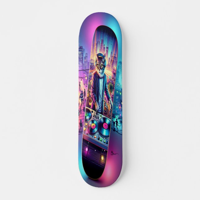Rooftop Rhythms Skateboard (Front)