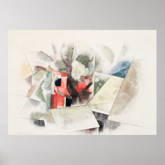 Rooftops and Fantasy by Charles Demuth Poster