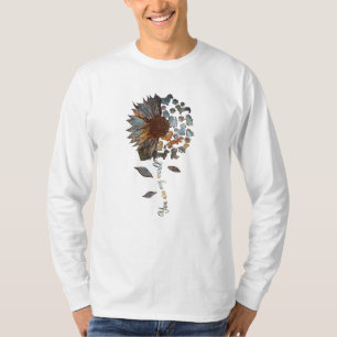 Roohound Sunflower You Are My World Dog Lovers T-Shirt