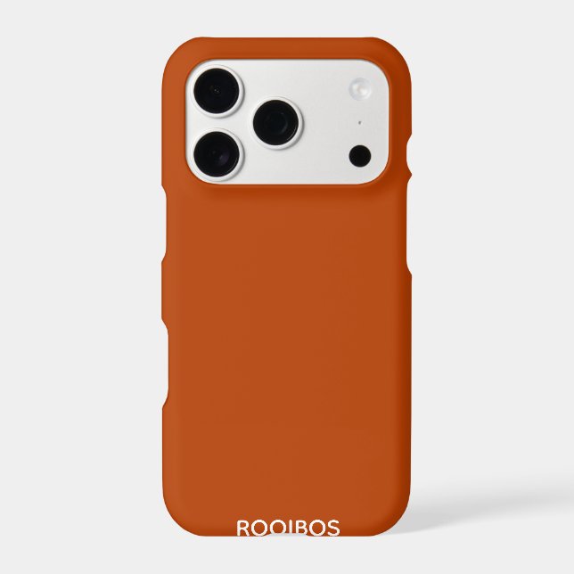 Rooibos red brown colour name (Back)