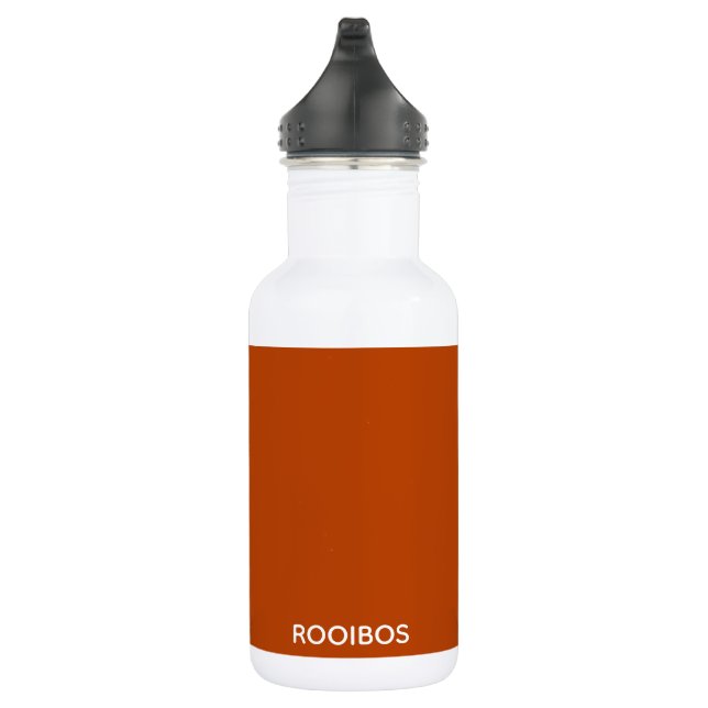 Rooibos red brown colour name 532 ml water bottle (Right)
