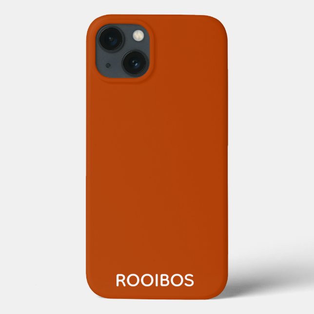 Rooibos red brown colour name Case-Mate iPhone cas Case (Back)