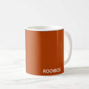 Rooibos red brown colour name coffee mug