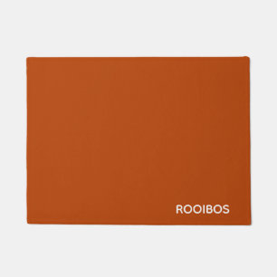 Rooibos red brown colour name doormat