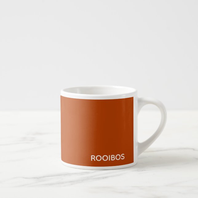 Rooibos red brown colour name espresso cup (Right)