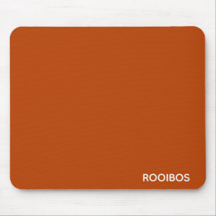 Rooibos red brown colour name mouse mat