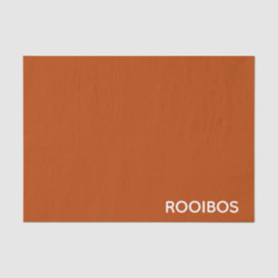 Rooibos red brown colour name tissue paper