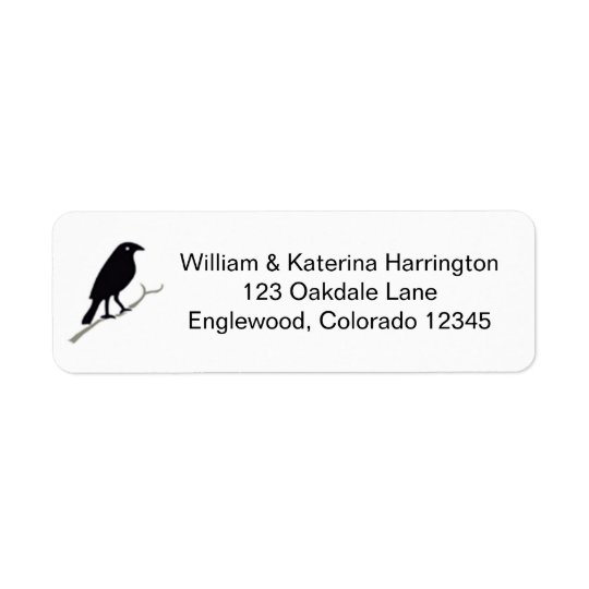 Rook and Holly Custom Avery Return Adress Labels