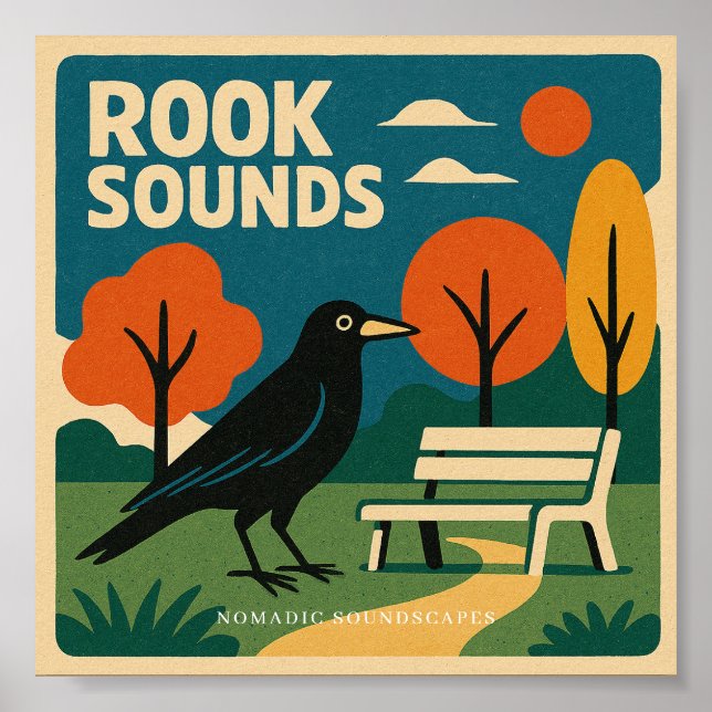 Rook Call Sound Library Album Cover Poster (Front)