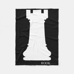 Rook Chess Piece Group Costume Chess Club Chess Bo Fleece Blanket