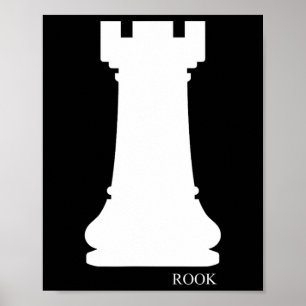 Rook Chess Piece Group Costume Chess Club Chess Bo Poster