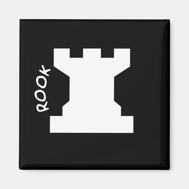 Rook Chess Piece  Magnet (Front)