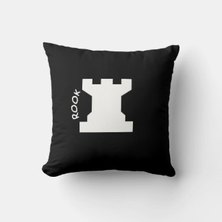 Rook Chess Piece Throw Pillow