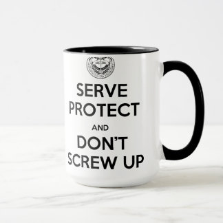 Rookie Blue Serve & Protect Right Hand Mug
