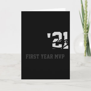 Rookie Dad First Year Mvp Srty T Shirt Card