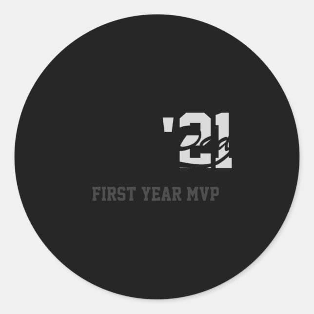 Rookie Dad First Year Mvp Srty T Shirt  Classic Round Sticker (Front)