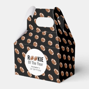 Rookie Football 1st Birthday Favour Box