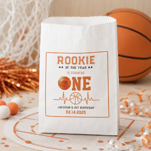 Rookie of the Year 1st Birthday Basketball Favour Bags