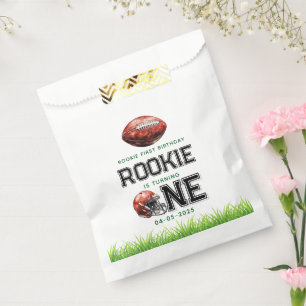  Rookie of the Year 1st Birthday Football Boy's  Favour Bags