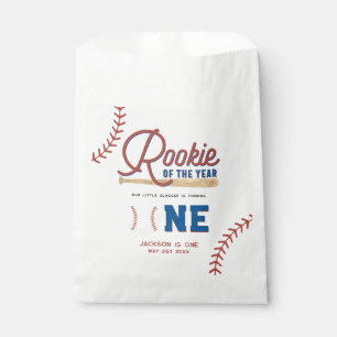Rookie of the Year Baseball 1st Birthday Party Favour Bags