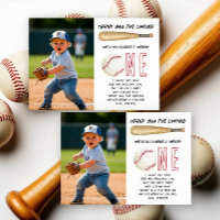 Rookie of the Year Baseball 1st Birthday Party