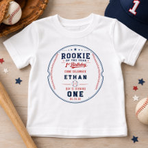 Rookie of the Year Baseball Ticket 1st Birthday