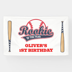 Rookie of the Year Kid's 1st Birthday Banner