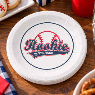 Rookie of the Year Paper Plate