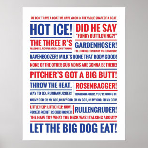 Rookie of the Year Typographic Quotes Poster