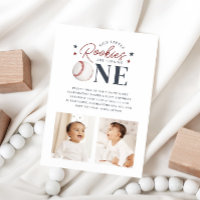 Rookie Twins 1st Birthday - Two Photos