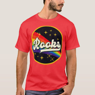 Rooks Rainbow In Space Vintage Style T-Shirt