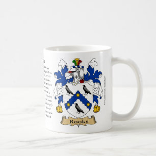 Rooks, the Origin, the Meaning and the Crest Coffee Mug