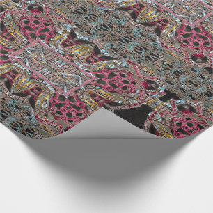 Roole Funtide Holiday Victorian Pattern Wrapping Paper