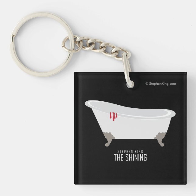 Room 217 Bathtub Key Ring (Front)